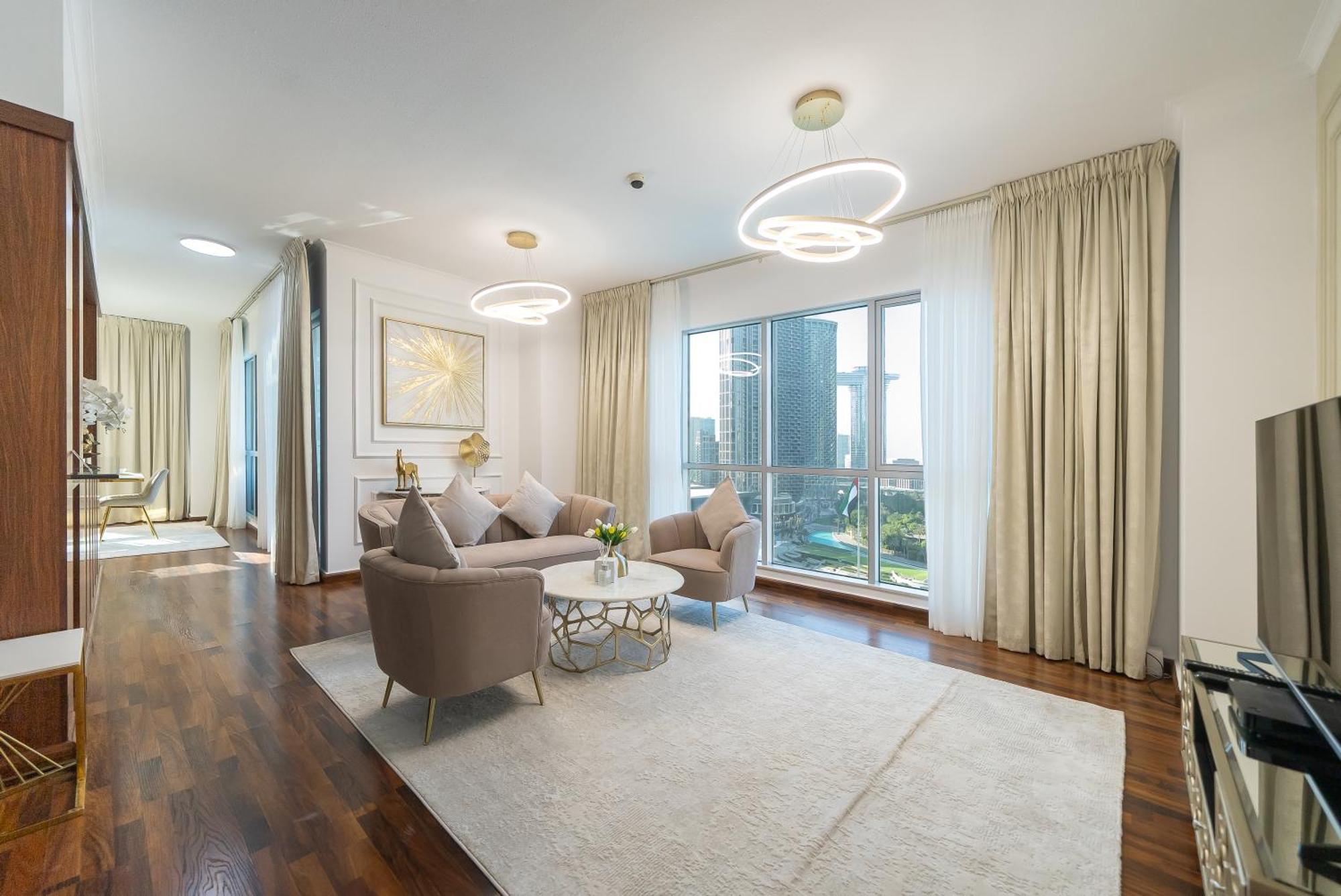 شقة Exquisite Retreat 3br Full Burj Khalifa & Fountain View - 18ab02